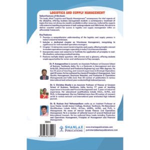 LOGISTICS AND SUPPLY MANAGEMENT