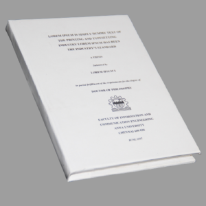 Anna University thesis print with binding